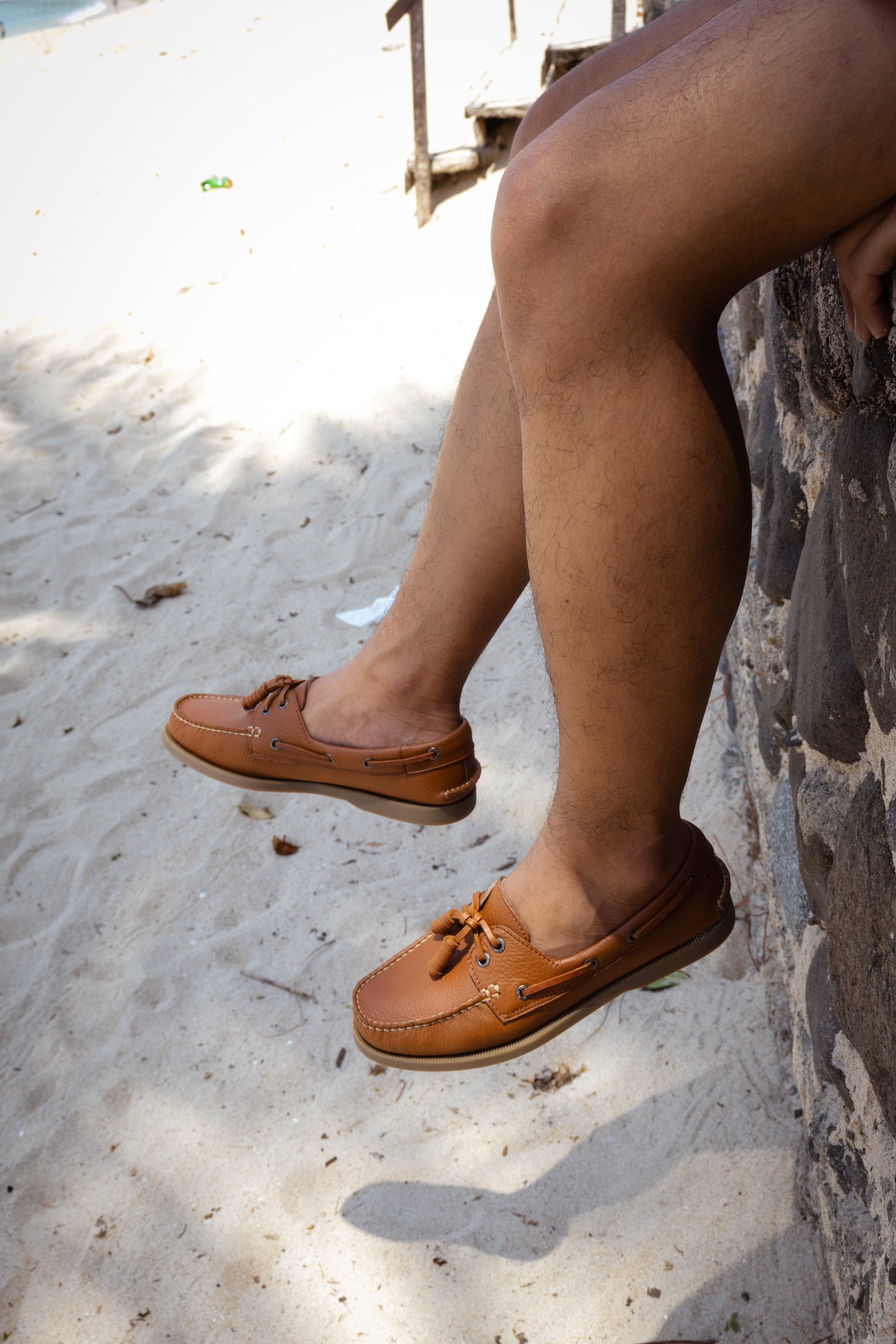 Men's Tan Floater Boat Shoe