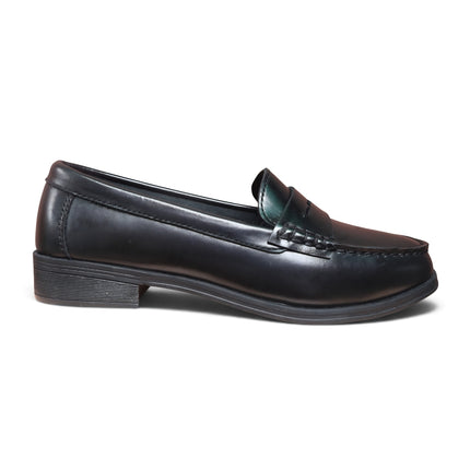 Ladies Black Penny Loafer