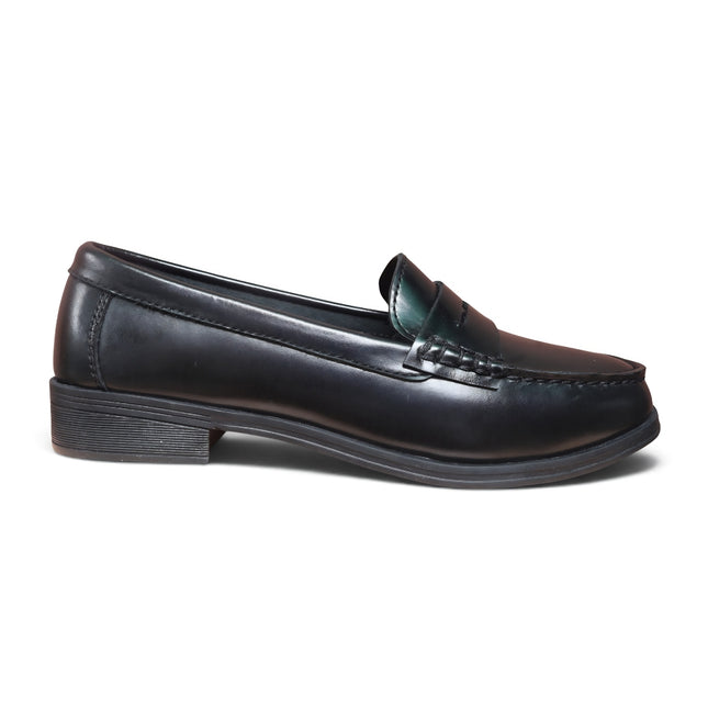 Ladies Black Penny Loafer