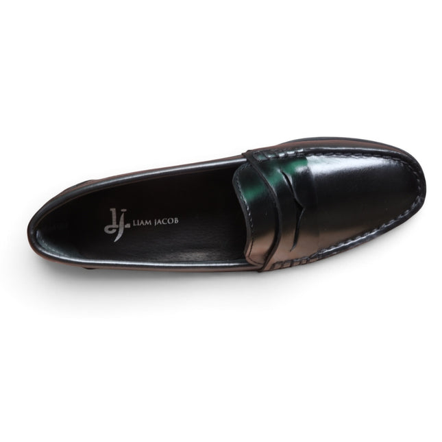 Ladies Black Penny Loafer