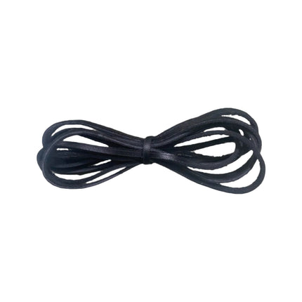 Liam Jacob Black Cow Leather Lace