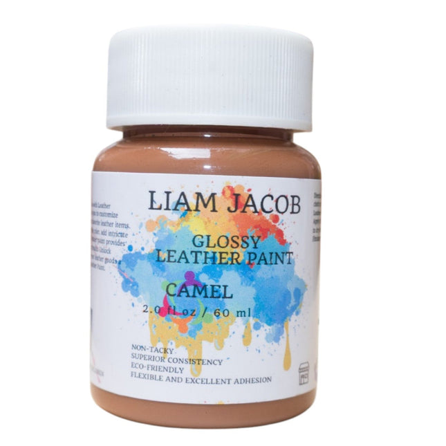 Liam Jacob Glossy Camel Leather Paint