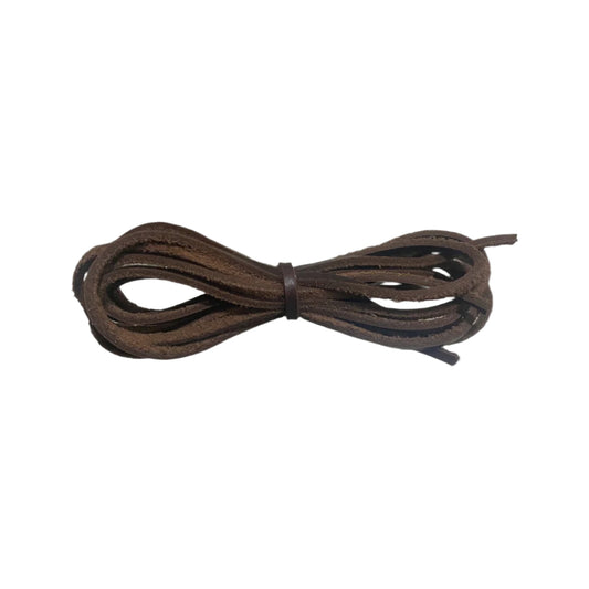 Liam Jacob Coffee Brown Cow Leather Lace
