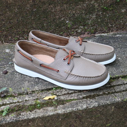 Men's Beige Floater Boat Shoe