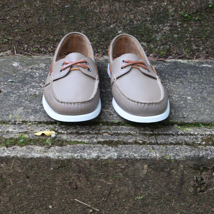 Men's Beige Floater Boat Shoe