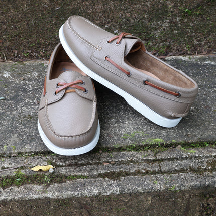 Men's Beige Floater Boat Shoe