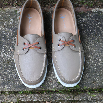 Men's Beige Floater Boat Shoe