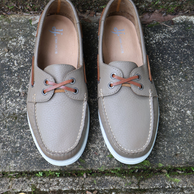 Men's Beige Floater Boat Shoe