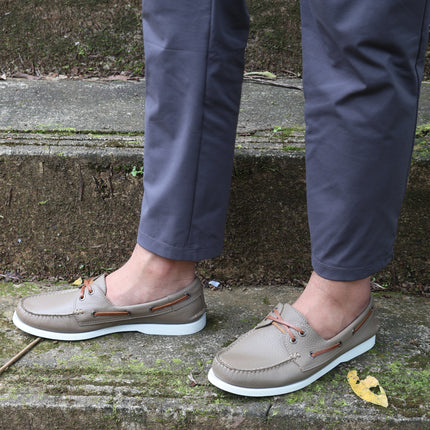 Men's Beige Floater Boat Shoe