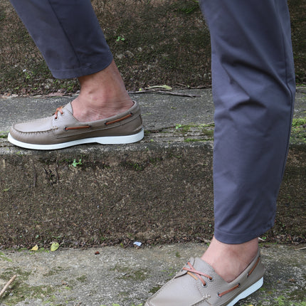 Men's Beige Floater Boat Shoe