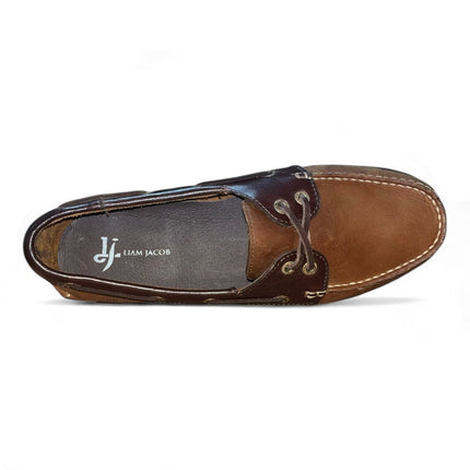 Men's Reddish Burgundy Boat Shoe