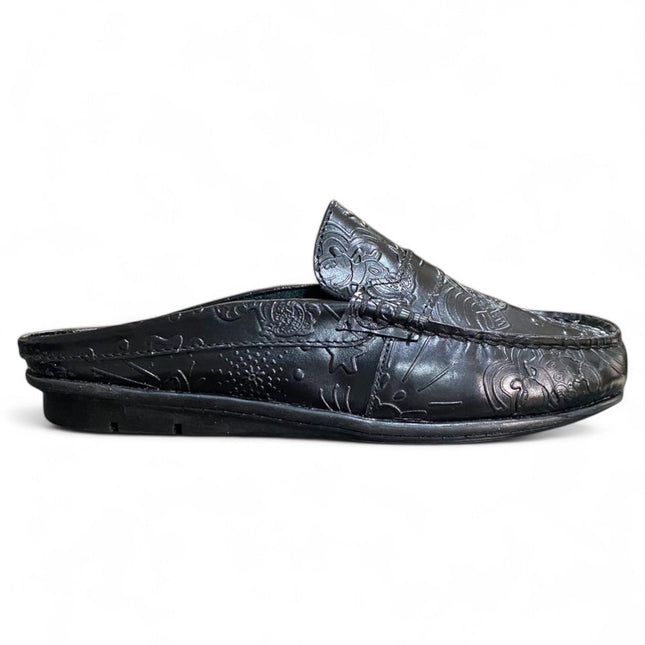 Women Trevor Black Printed Mule