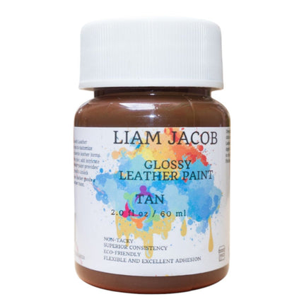 Liam Jacob Glossy Tan Leather Paint